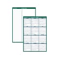 2023 AT-A-GLANCE 32 x 48 Yearly Wet-Erase Wall Calendar, Reversible, Green/Blue (PM310-28-23)