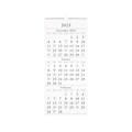 2023 AT-A-GLANCE 12 x 27 Three-Month Wall Calendar, Black/White (SW115-28-23)