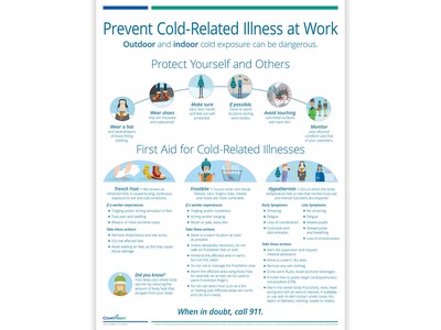 ComplyRight 18 x 24 Cold Related Illness Prevention Poster (W0422)