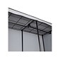 Honey-Can-Do 70" x 45" Clothes Storage Wardrobe With Drawers, Gray/Black Steel/Polyester (WRD-09199)