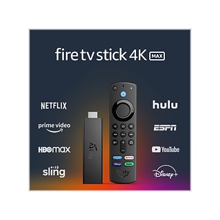 Fire Stick 4K Ultra HD - Alexa Voice Remote - TV Media Player  Firestick