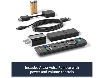 Fire TV Stick with Alexa Voice Remote, Streaming Media Player - Black