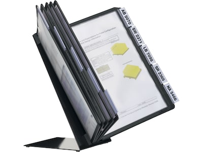Durable Vario Document Holder, 8.5 x 11, Black Polypropylene (552201)