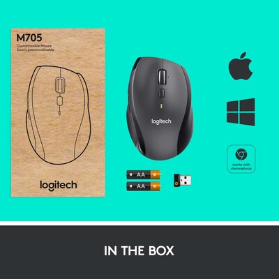 Logitech M185 Wireless Mouse - Swift Gray 910-002225 New Sealed Package