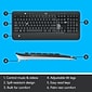 Logitech MK540 Advanced Wireless Keyboard and Mouse Combo, Black (920-008671)