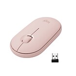 Logitech Pebble M350 Wireless Ambidextrous Optical Mouse, Rose (910-005769)