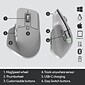 Logitech MX Master 3 Ergonomic Wireless Mouse, Mid Gray (910-005692)