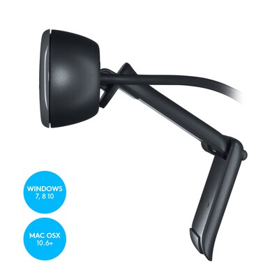 Logitech C270 HD Webcam with Noise-Reducing Mics for Video Calls