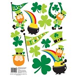 St. Patricks Day Vinyl Leprechauns Window Decorations (210240)