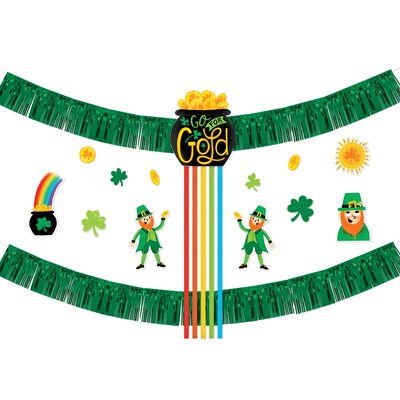 St. Patricks Day Leprechaun Wall Decorating Kit (244289)