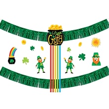 St. Patricks Day Leprechaun Wall Decorating Kit (244289)