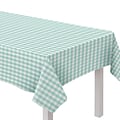 Green Gingham 60 in. x 104 in. Fabric Tablecloth (570288)