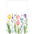 Spring Tulip Garden Plastic 54 in. x 102 in. Table Cover (572495)