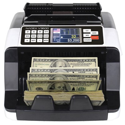 Nadex Coins V3600 Money Counter and Counterfeit Detector (NCC1-1140)