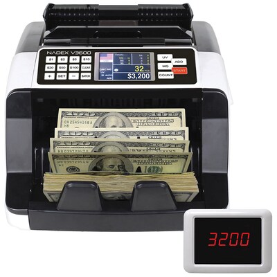 Nadex Coins V3600 Money Counter and Counterfeit Detector (NCC1-1140)