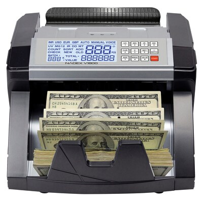 Nadex Coins V1800 Money Counter and Counterfeit Detector (NCC1-1141)