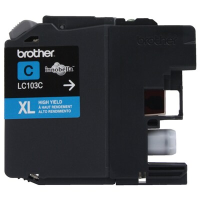 Brother LC1033PKS Cyan/Magenta/Yellow High Yield Ink Cartridge, 3/Pack (LC1033PKS)