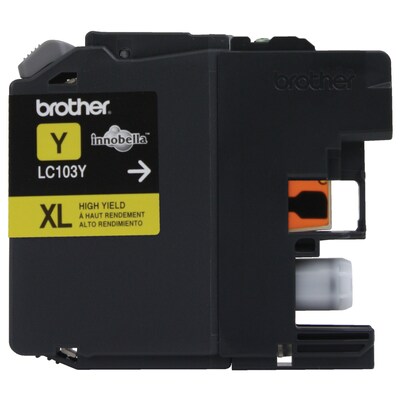 Brother LC103Y Yellow High Yield Ink Cartridge   (LC103YS)