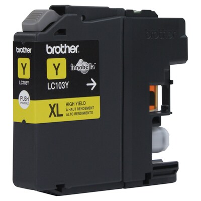 Brother LC103Y Yellow High Yield Ink Cartridge   (LC103YS)