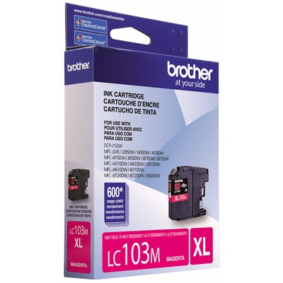 Brother LC103M Magenta High Yield Ink Cartridge (LC103MS)