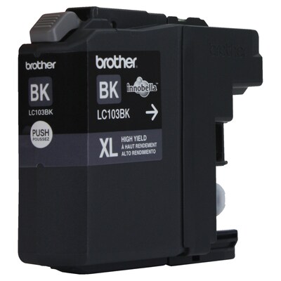 Brother LC103 Black High Yield Ink Cartridge (LC103BKS)