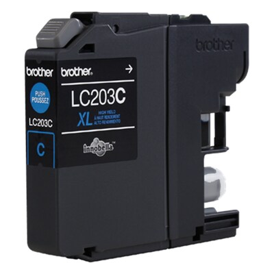 Brother LC203CS Cyan High Yield Ink Cartridge   (LC203CS)