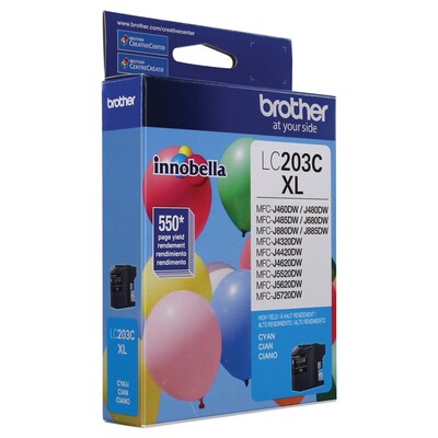 Brother LC203CS Cyan High Yield Ink Cartridge   (LC203CS)