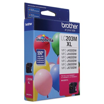 Brother LC203MS Magenta High Yield Ink Cartridge   (LC203MS)