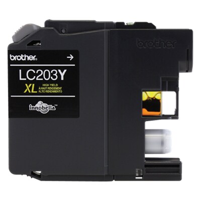 Brother LC203YS Yellow High Yield Ink Cartridge   (LC203YS)