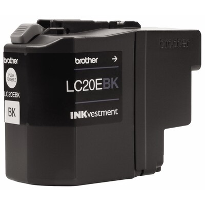Brother LC20EBK Black Extra High Yield Ink Cartridge   (LC20EBK)