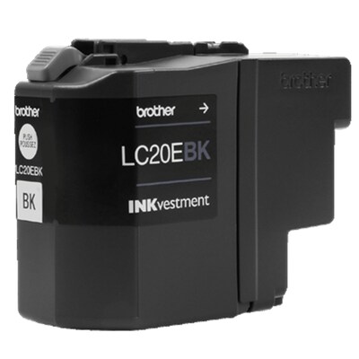 Brother LC20EBK Black Extra High Yield Ink Cartridge   (LC20EBK)
