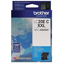 Brother LC20EC Cyan Extra High Yield Ink  Cartridge (LC20EC)