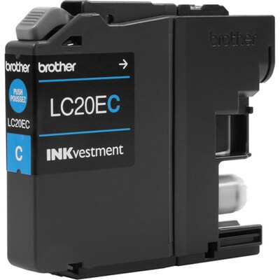 Brother LC20EC Cyan Extra High Yield Ink  Cartridge (LC20EC)