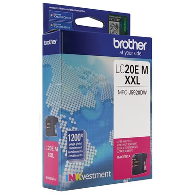 Brother LC20EM Magenta Extra High Yield Ink Cartridge   (LC20EM)