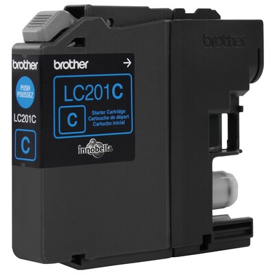 Brother LC201C Cyan Standard Yield Ink Cartridge   (LC201C)