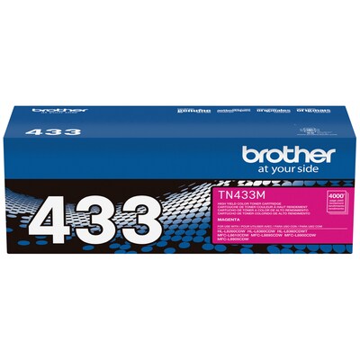 Brother TN433 Magenta High Yield Toner Cartridge   (TN433M)