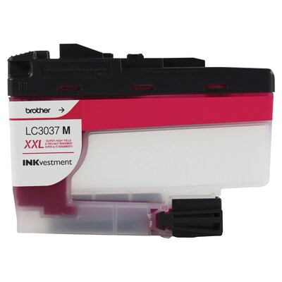 Brother LC3037 Cyan/Magenta/Yellow Super High Yield Ink Tank Cartridge,   3/Pack