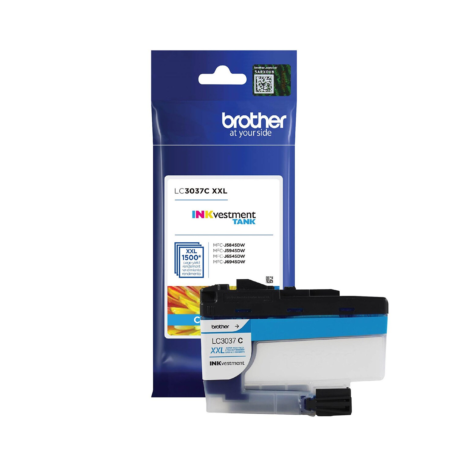 Brother LC3037C Cyan Super High Yield Ink Tank   Cartridge