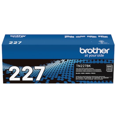 Brother TN-227 Black High Yield Toner Cartridge, Print Up to 3,000 Pages (TN227BK)