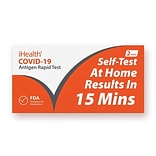 IHealth COVID-19 At-Home Antigen Self Test Kit (2 Tests)