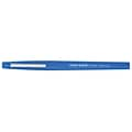 Paper Mate Flair Felt Pen, Medium Point, Blue Ink, Dozen (8410152)