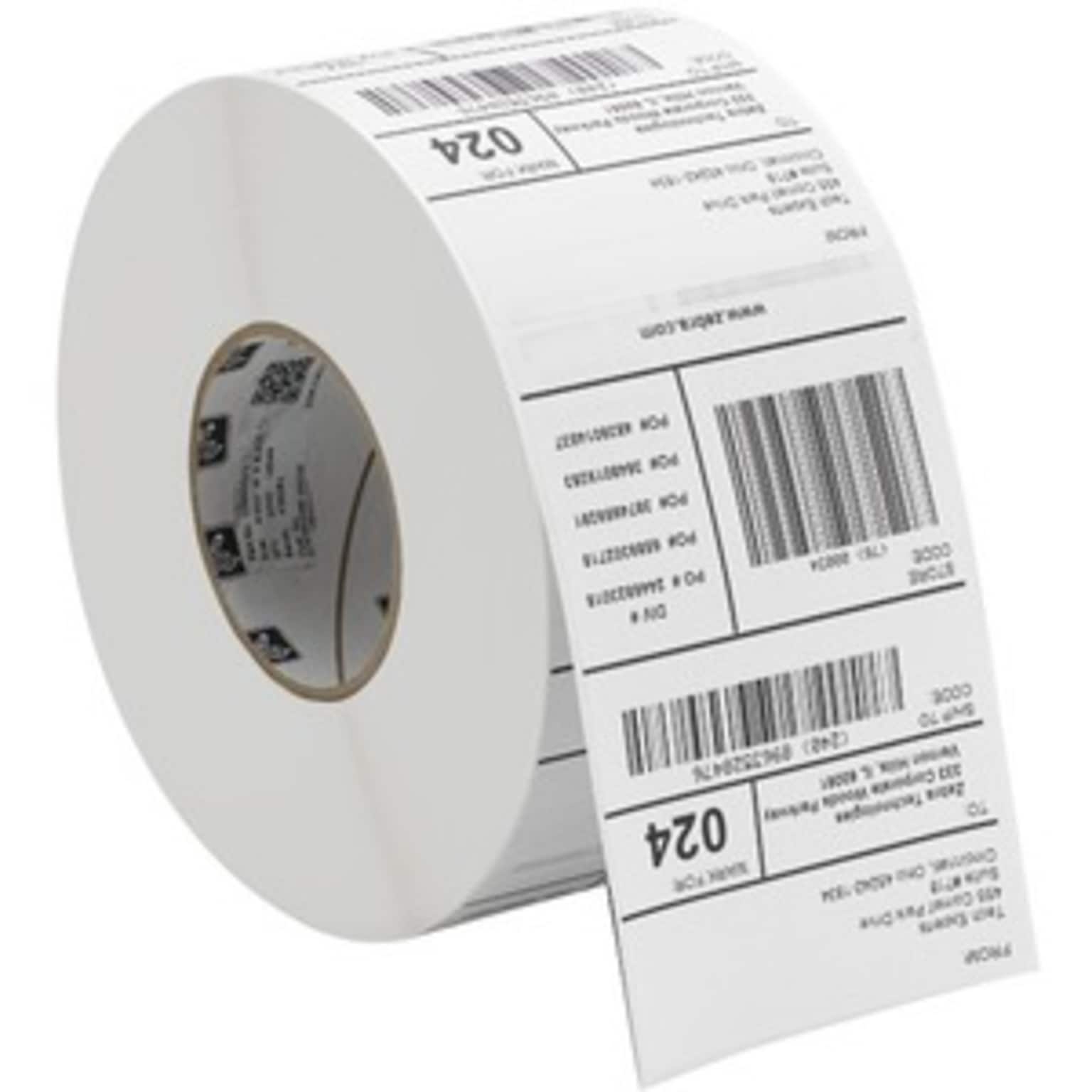 Zebra Z-Perform 8000D Multipurpose Labels, 4 x 4.5, White, 1000 Labels/Roll, 2 Rolls/Pack (10025353)