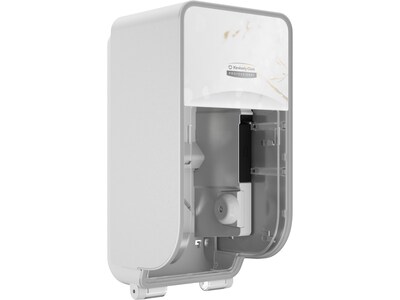 Kimberly-Clark Professional ICON Coreless 2-Roll Vertical Toilet Paper Dispenser with Faceplate, Che