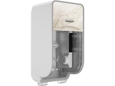 Kimberly-Clark Professional ICON Coreless 2-Roll Vertical Toilet Paper Dispenser with Faceplate, War