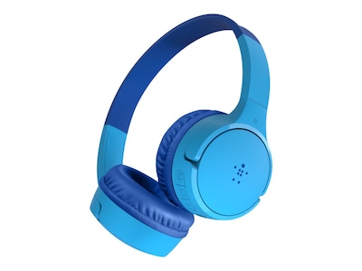 Belkin SoundForm Wireless On-Ear Headphones, Bluetooth, Blue (AUD001BTBL)