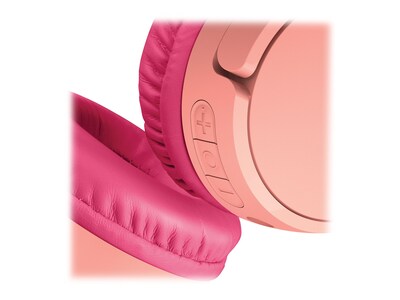 Belkin SoundForm Wireless On-Ear Headphones, Bluetooth, Pink (AUD001BTPK)