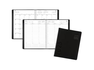 2023 AT-A-GLANCE Contemporary 8.25 x 11 Weekly & Monthly Planner, Black (70-950X-05-23)