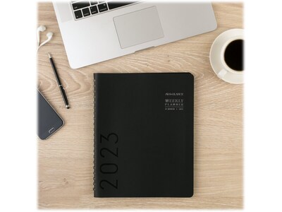 2023 AT-A-GLANCE Contemporary 8.25" x 11" Weekly & Monthly Planner, Black (70-950X-05-23)