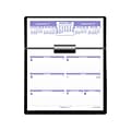 2023 AT-A-GLANCE Flip-A-Week 7 x 5.5 Weekly Desk Calendar and Base, White/Purple (SW700X-00-23)