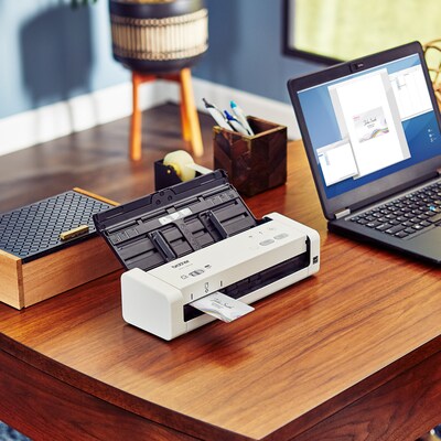 Brother Desktop Scanner for Documents, Wireless, White (ADS1250W)